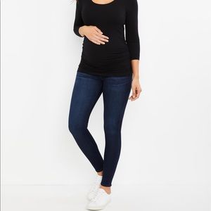 AG Jeans Maternity Secret Fit Belly Dark Wash Legging Ankle Jeans